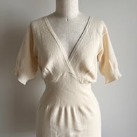 〈vintage〉made in Italy / wool cutsew