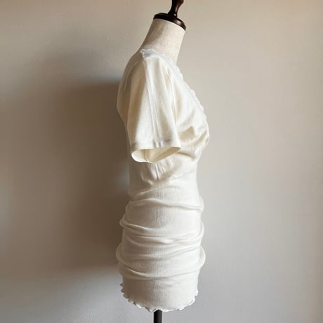 〈vintage〉euro cutsew ivory
