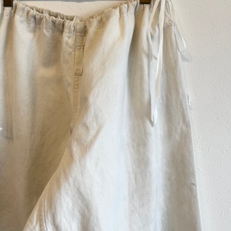 〈antique〉west ribbon drawers pants