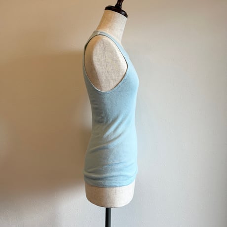 〈vintage〉euro cotton tank top