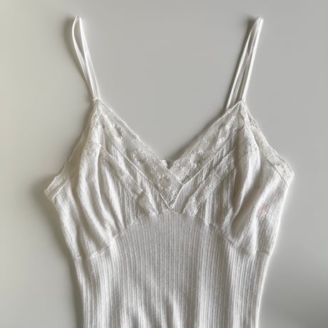 〈vintage〉euro camisole white