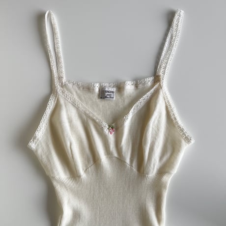 〈vintage〉euro camisole ivory
