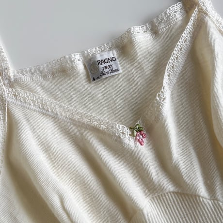 〈vintage〉euro camisole ivory