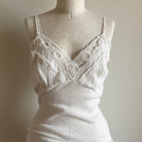 〈vintage〉euro camisole white