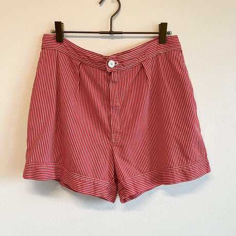 〈vintage〉stripe pattern short pants