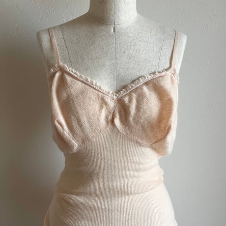 〈vintage〉euro camisole peach pink