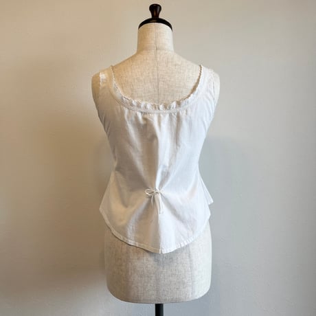 〈antique〉scallop design corset cover