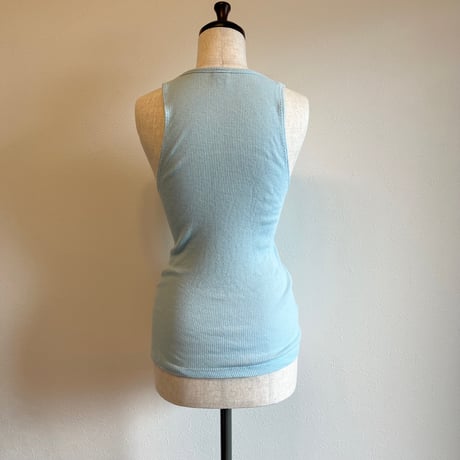 〈vintage〉euro cotton tank top