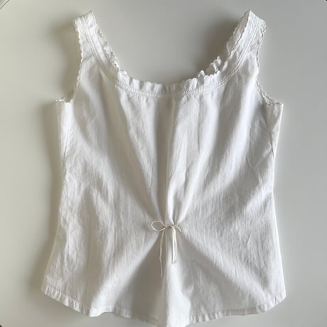 〈antique〉scallop design corset cover