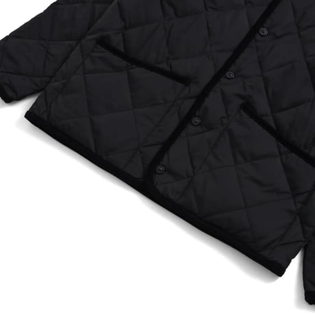 TAION-106CI-RL 【UNISEX】シティ パイピングフード ダウンカーディガン-リラックスルーズ