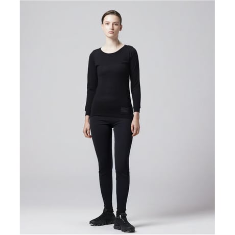 TAION-WU03MWMT 【WOMEN】メリノウール アンダーウェア ロングスリーブ Tシャツ
