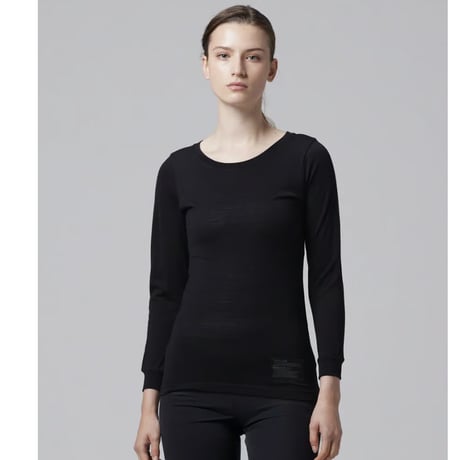 TAION-WU03MWMT 【WOMEN】メリノウール アンダーウェア ロングスリーブ Tシャツ