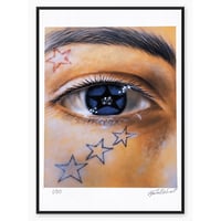Limited Edition Print of 50 “Stars on the face" A3 / 420 × 297mm (16.5× 11.7 in)
