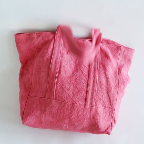 canvas linen tote bag (cherry punk)