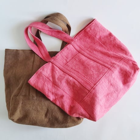 canvas linen tote bag (cherry punk)