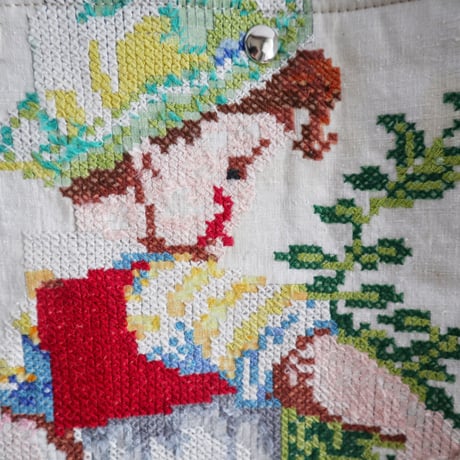 embroidery frill bag  (shepherd)