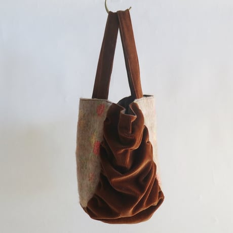 fuloral jacquard gather bag
