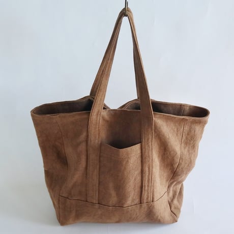 canvas linen tote bag (kakisibu )