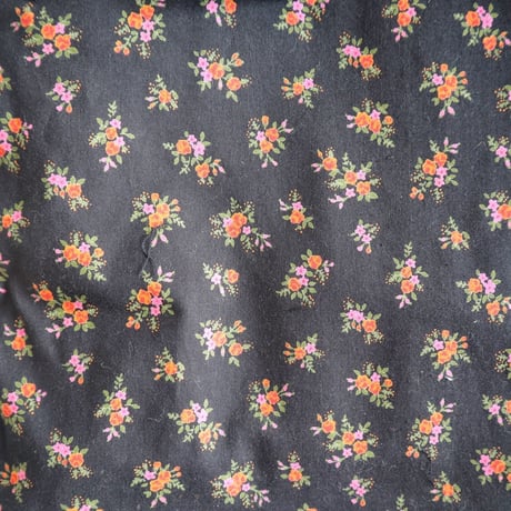 embroidery floral frill bag  (lily of the velley)