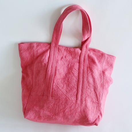 canvas linen tote bag (cherry punk)