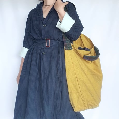 newspaper bag (mustard)
