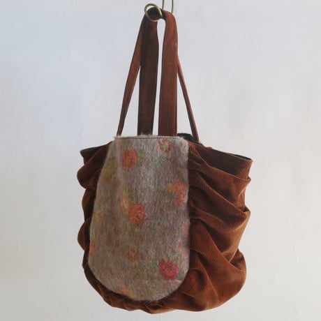 fuloral jacquard gather bag