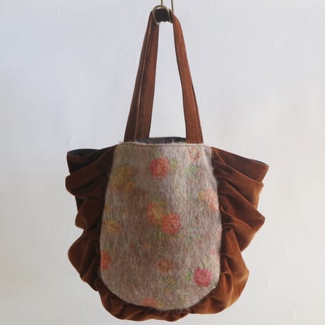 fuloral jacquard gather bag