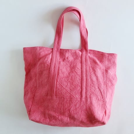 canvas linen tote bag (cherry punk)