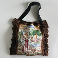 embroidery  frill bag  (sheep)