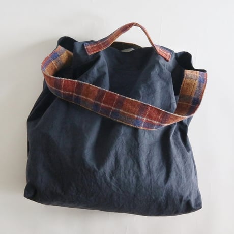 newspaper bag (navy)