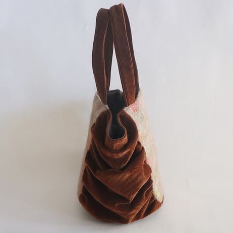 fuloral jacquard gather bag