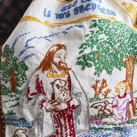 embroidery  frill bag  (sheep)