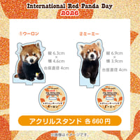 世界レッサーパンダの日 アクリルスタンド