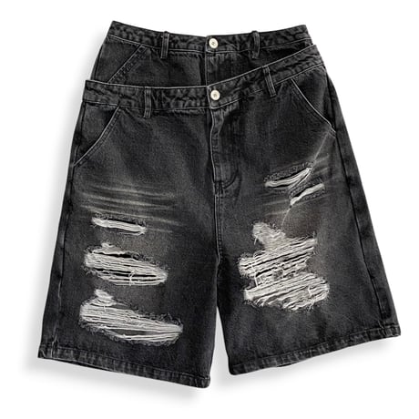 layered jorts