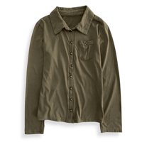 metal button shirt