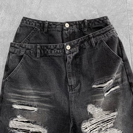 layered jorts