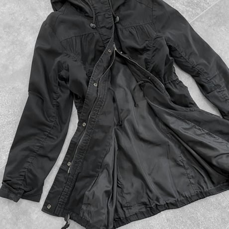 shirring mod parka