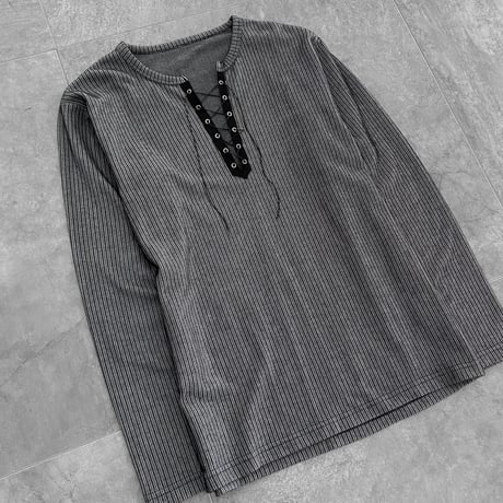 lace up long sleeve