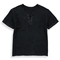 lace up tee