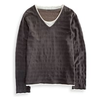 faded layered long sleeve