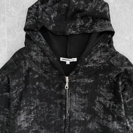 glitter patterned hoodie