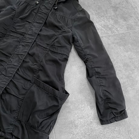 shirring mod parka