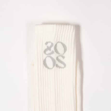 ZOOS Original Socks- Logo/ White