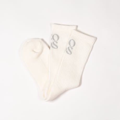 ZOOS Original Socks- Logo/ White