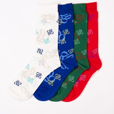 ZOOS Original Socks- Patterned/ White