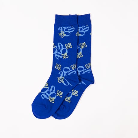 ZOOS Original Socks- Patterned/ Blue