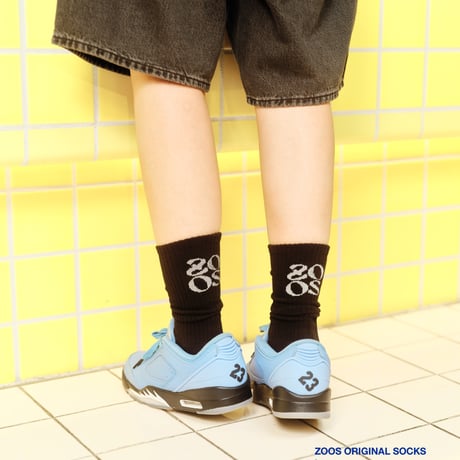 ZOOS Original Socks- Logo/ Black