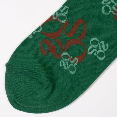 ZOOS Original Socks- Patterned/ Green