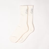 ZOOS Original Socks- Logo/ White