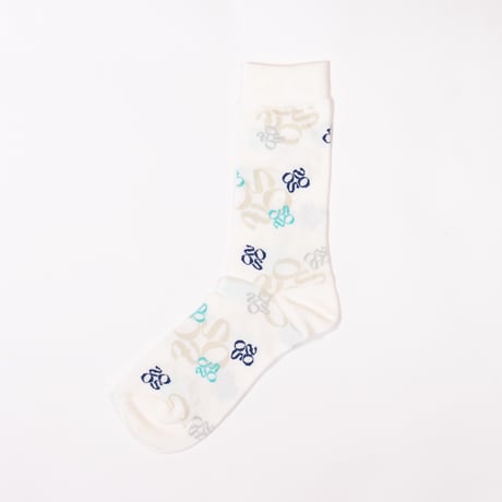 ZOOS Original Socks- Patterned/ White